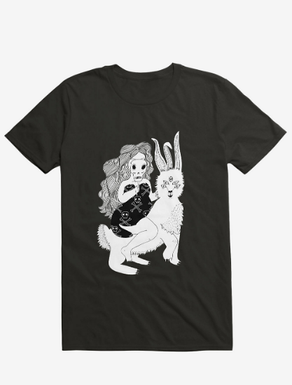 skull bunny t shirt